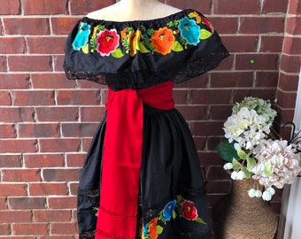 Mexican Embroidered Dress